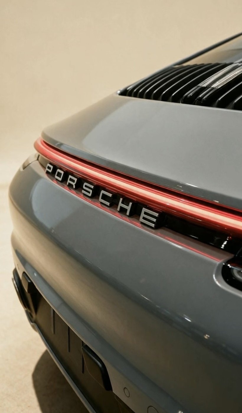 Porsche 911 rear badge study